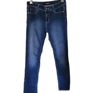 Jordache skinny size 14 slim color Drkezy dark wash stretchy back to school low